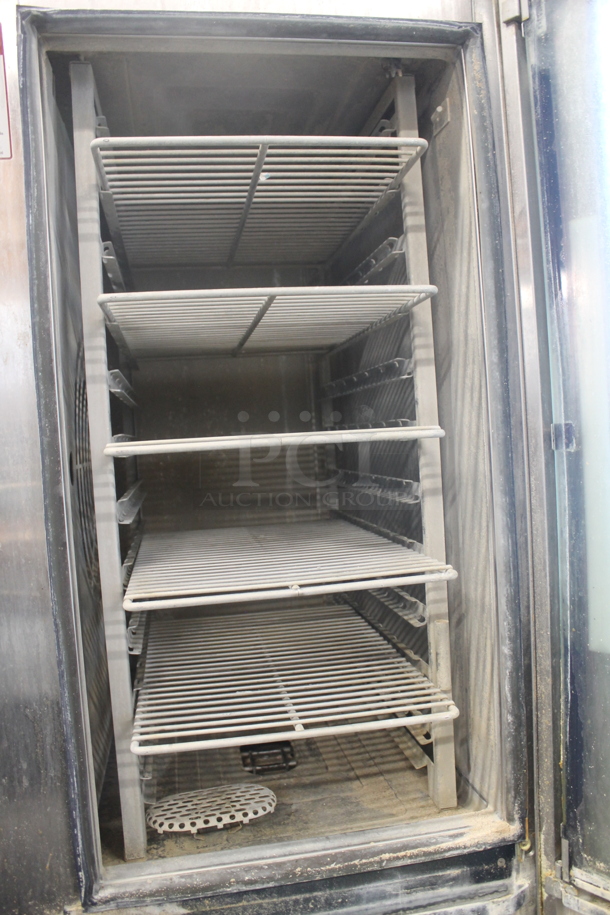 2018 Alto-Shaam CTP10-10E Commercial Stainless Steel Electric Combitherm Oven With Polycoated Racks On Steel Stand With Undershelf. 208-240 V, 3 Phase.  - Image 7 of 11
