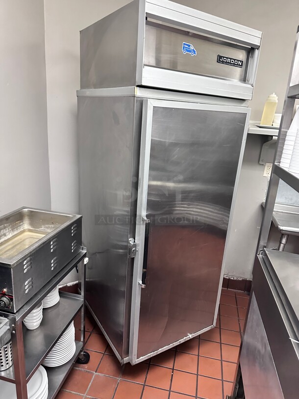 Working! Jordon One-Section Stainless Steel Solid Door Reach-In Refrigerator 115 Volt NSF Tested and Working!  - Image 5 of 5