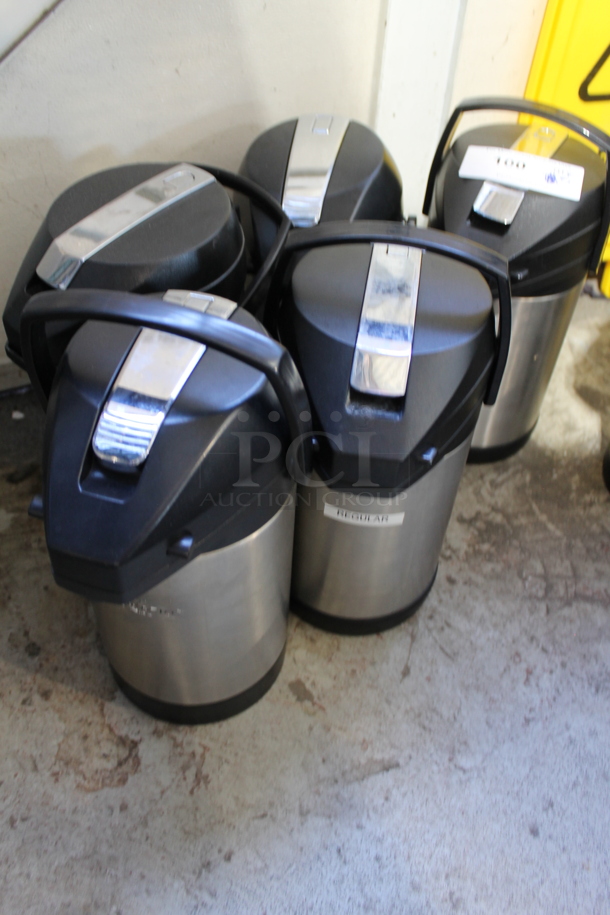 5 Stainless Steel Air Pots. 5 Times Your Bid! - Image 1 of 4