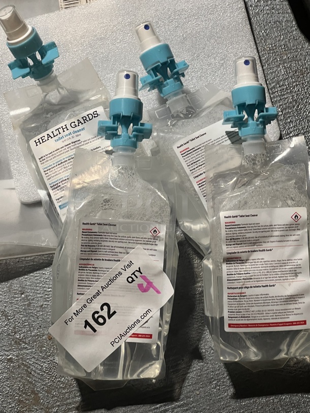 Health Gards Toilet Seat Cleaner Bags. 
QTY 4. 
Your Bid x 4.
 - Image 1 of 1