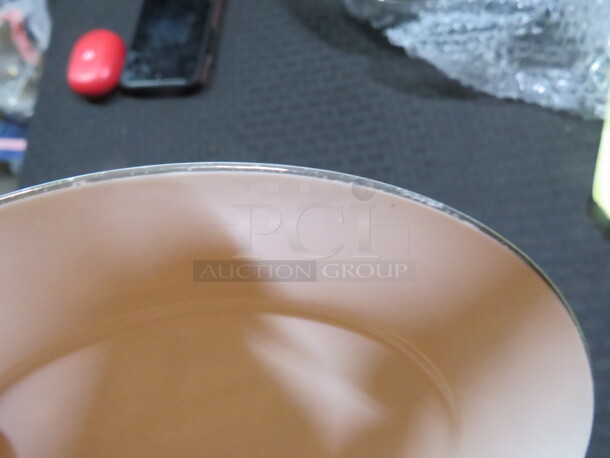 7.5 Inch Silver Rim Salad Plate. 6XBID - Image 2 of 3