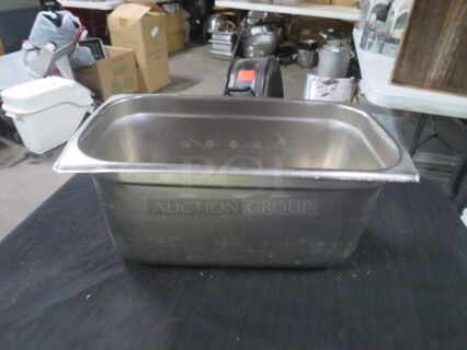 1/3 Size 6 Inch Deep Hotel Pan. 4XBID