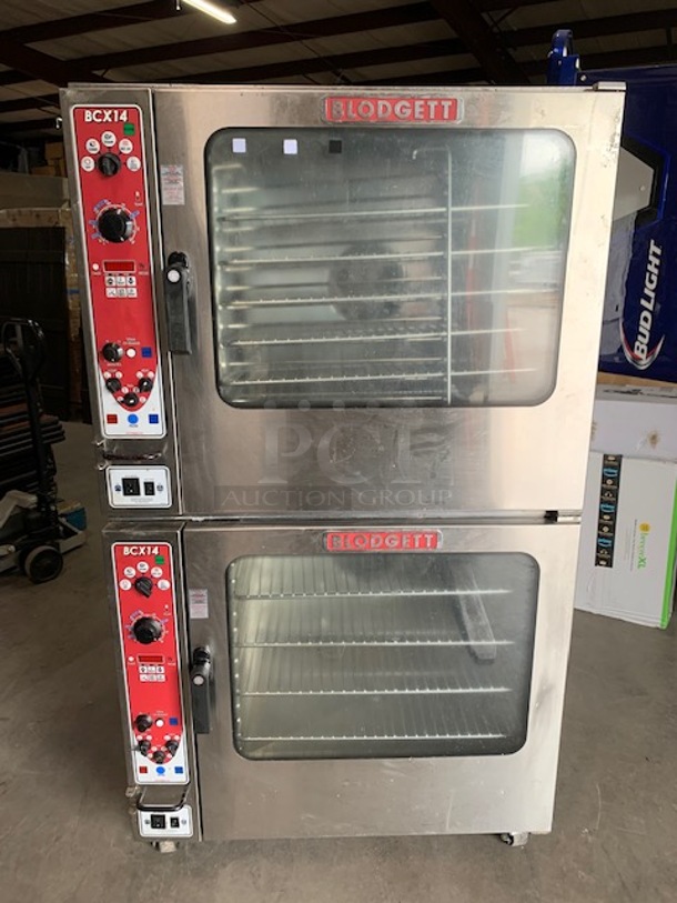 NICE!!! WORKING Blodgett Electric Combi Oven. #BCX14E. 208 Volt 3 Phase. 40X42X35.5. 40X42X71. $58,794.00. 2XBID! You Will Get 2 Ovens That  Make 1 Unit!