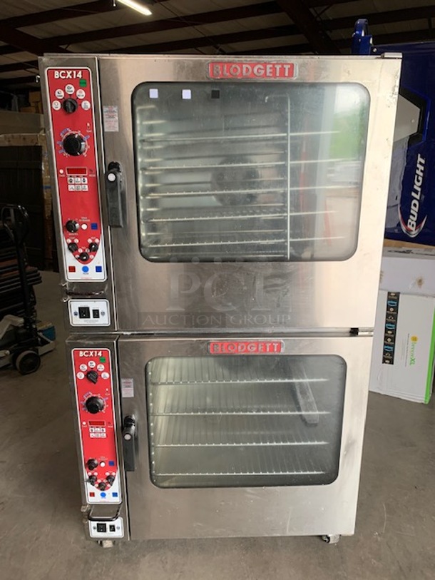 NICE!!! WORKING Blodgett Electric Combi Oven. #BCX14E. 208 Volt 3 Phase. 40X42X35.5. 40X42X71. $58,794.00. 2XBID! You Will Get 2 Ovens That  Make 1 Unit! - Image 1 of 5