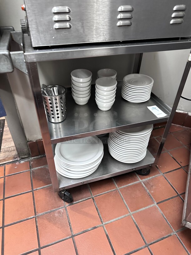 Clean! Stainless Steel Service Cart - 24 x 16 x 32 - Image 3 of 5