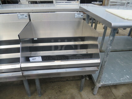 One Krowne SS 4 Tier Bottle Rack. #18-24RD. 24X25X33