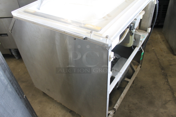 Hi-Tech Vacuum Inc RB 0021 B 325 BMXX Stainless Steel Commercial Single Chamber Vacuum Sealer on Commercial Casters. Tested and Powers On - Image 11 of 11