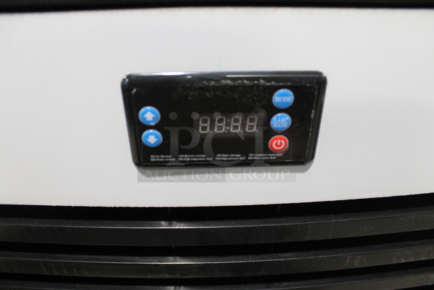 BRAND NEW SCRATCH AND DENT! Hoocoo HCIM-40 Stainless Steel Commercial Undercounter Self Contained Ice Machine. 115 Volts, 1 Phase.  - Image 3 of 4