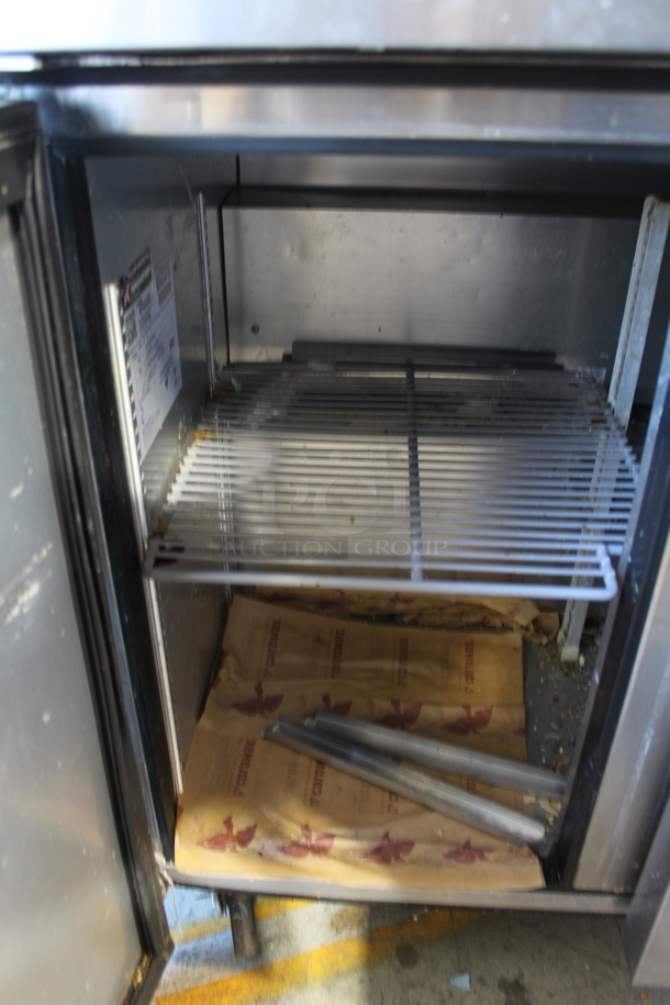 2018 True TSSU-36-08 Stainless Steel Commercial Sandwich Salad Prep Table Bain Marie Mega Top on Commercial Casters. 115 Volts, 1 Phase. Tested and Working! - Image 5 of 7