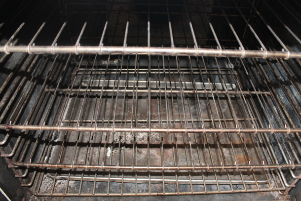 2 Imperial Stainless Steel Commercial Natural Gas Powered Full Size Convection Ovens w/ View Through Door, Solid Door and Metal Racks. Picture of Oven Before Removal Included In Listing. 2 Times Your Bid! - Image 7 of 12