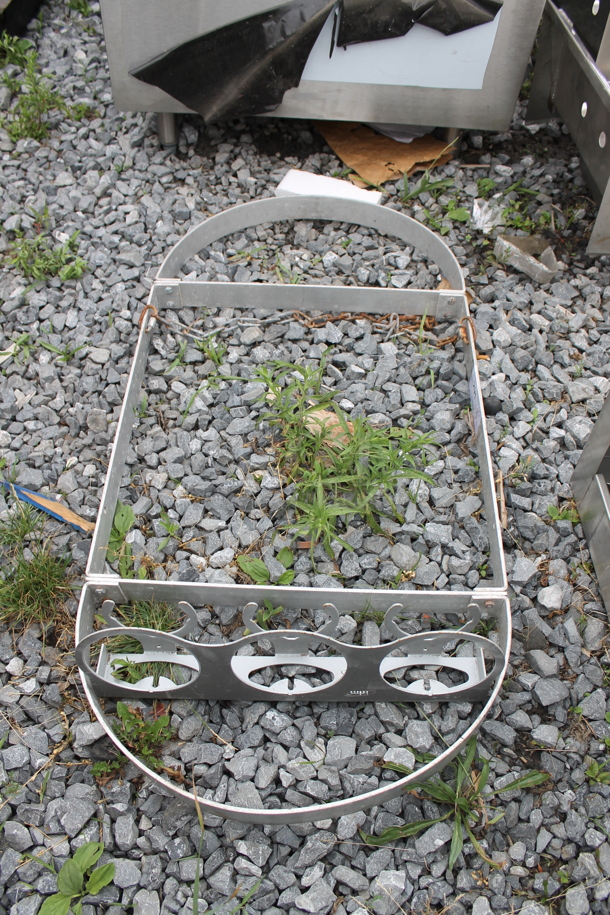 Metal Pot Rack. - Image 3 of 4