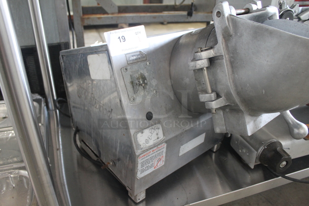 Fleetwood Metal Commercial Countertop Power Hub w/ Pelican Head and Slicing Blade.  Tested and Working! - Image 5 of 9