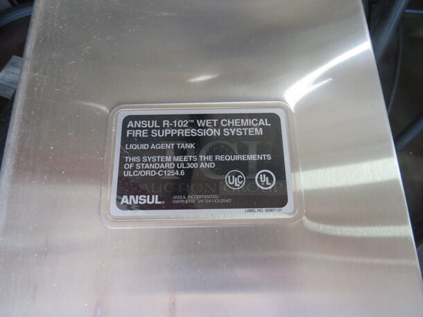 Stainless Steel Ansul Box Panel. 4XBID