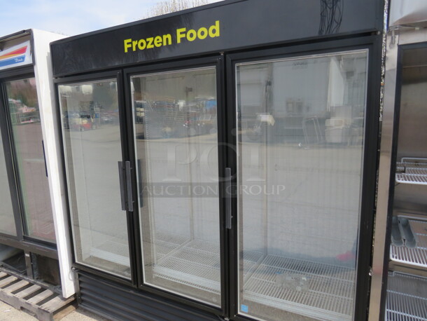 One 3 Door True Freezer With 12 Racks. Model# GDM-72F LD. 115-208/230 Volt. 72X30X80 - Image 2 of 5
