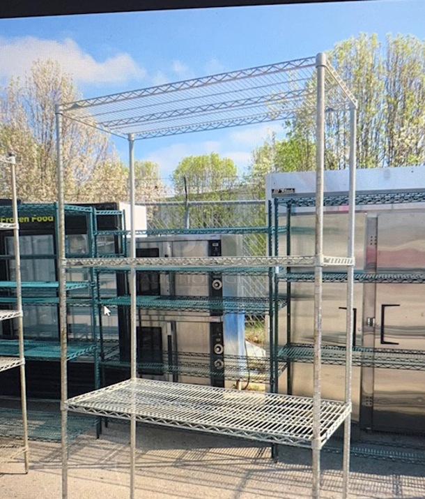 One  Metro Shelf With 5 Shelves. 48X24X86 - Image 1 of 1