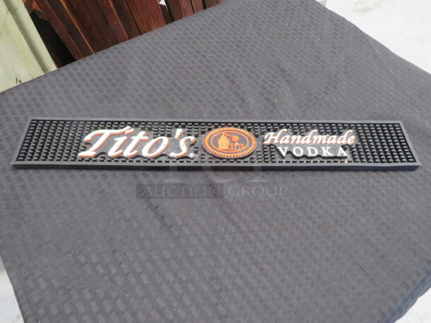 One 22.5X3.5 Titos Bar Mat.