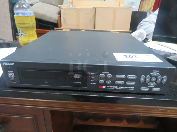 One Pelco DX4000 Series Digital Video Recorder. 