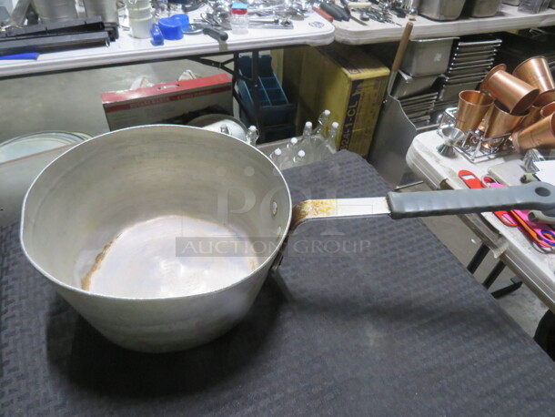 One 11 Inch Aluminum  Sauce Pan With Kool Touch Handle. - Image 1 of 1