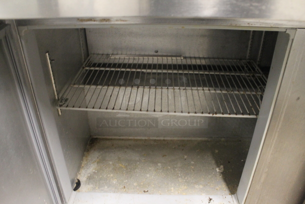 Continental SW60-24M Stainless Steel Commercial Sandwich Salad Prep Table Bain Marie Mega Top on Commercial Casters. 115 Volts, 1 Phase. Tested and Powers On But Does Not Get Cold - Image 5 of 7