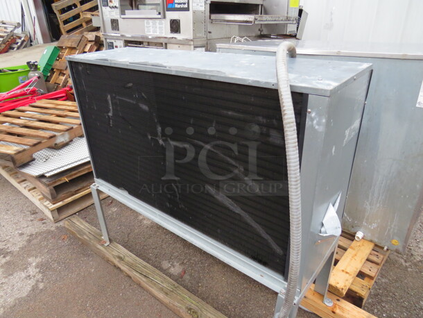 One Hoshizaki Ice Maker And Remote. Model# KM-2500SRH3.208-230 Volt. 3 Phase. 48X28X37. Remote 46.5X14.5X41.  - Image 4 of 4
