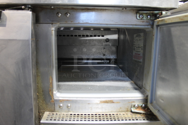 Continental CPA68 Stainless Steel Commercial Prep Table w/ Cutting Board. Tested and Working! - Image 7 of 8