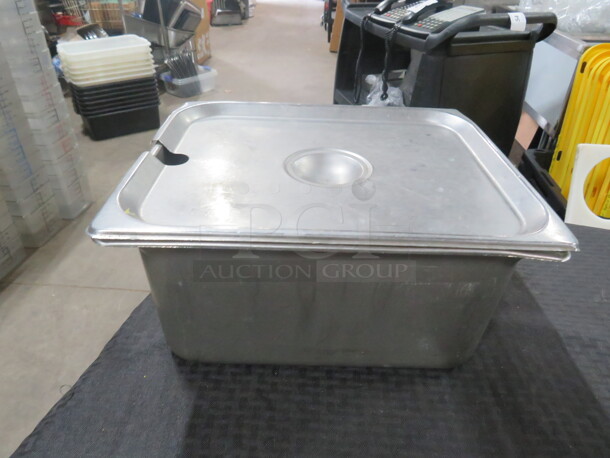 Half Size 6 Inch Hotel Pan With Lid. 2XBID