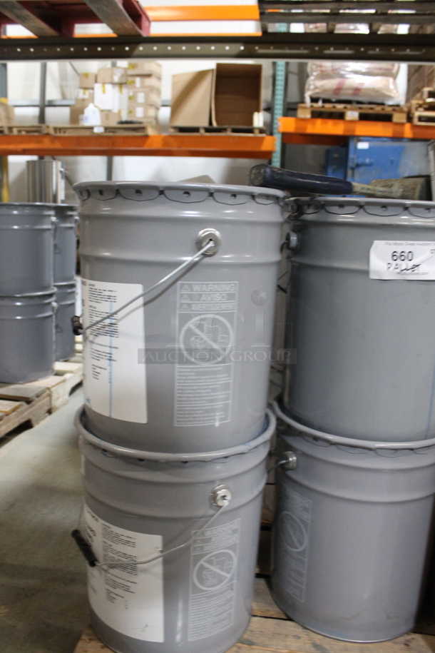 ALL ONE MONEY! PALLET LOT of Various Items Including Gray Buckets of Bonding Primer. BUYER MUST REMOVE. - Image 2 of 4