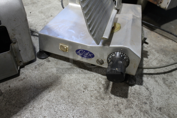 Globe C12 Stainless Steel Commercial Countertop Meat Slicer. 115 Volts, 1 Phase. Tested and Powers On But Parts Do Not Move - Image 3 of 4