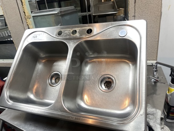 Double Bowl Commercial Kitchen Sink - Image 6 of 10