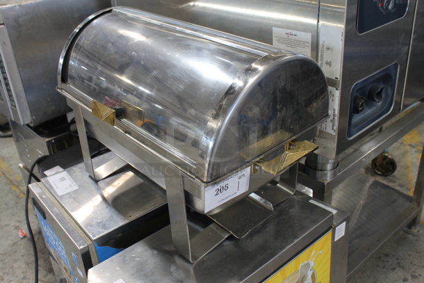 Stainless Steel Chafing Dish w/ Rolling Lid. - Image 3 of 4