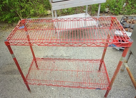 One Metro Shelf With 2 Shelves. 36X18X28