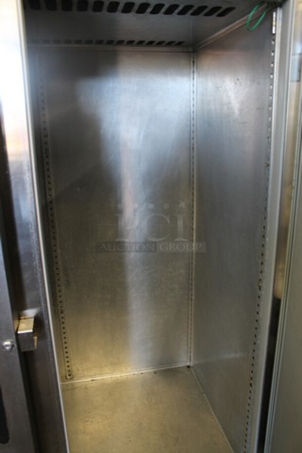 Victory VR-2 Stainless Steel Commercial 2 Door Reach In Cooler on Commercial Casters. 115 Volts, 1 Phase. Tested and Working! - Image 2 of 5