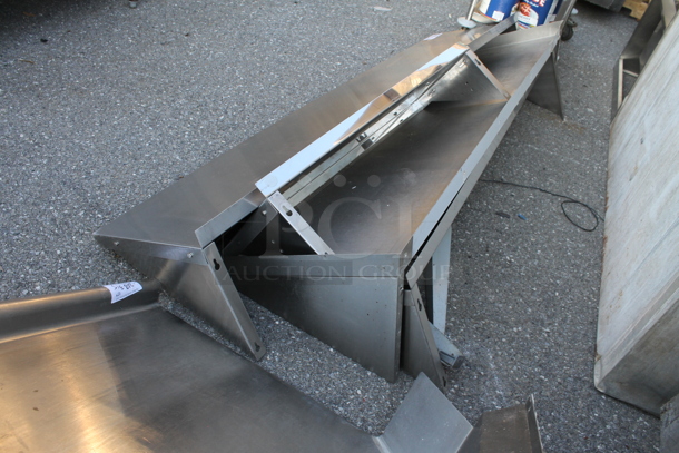 3 Various Stainless Steel Wall Mount Shelves. 3 Times Your Bid! - Image 4 of 4