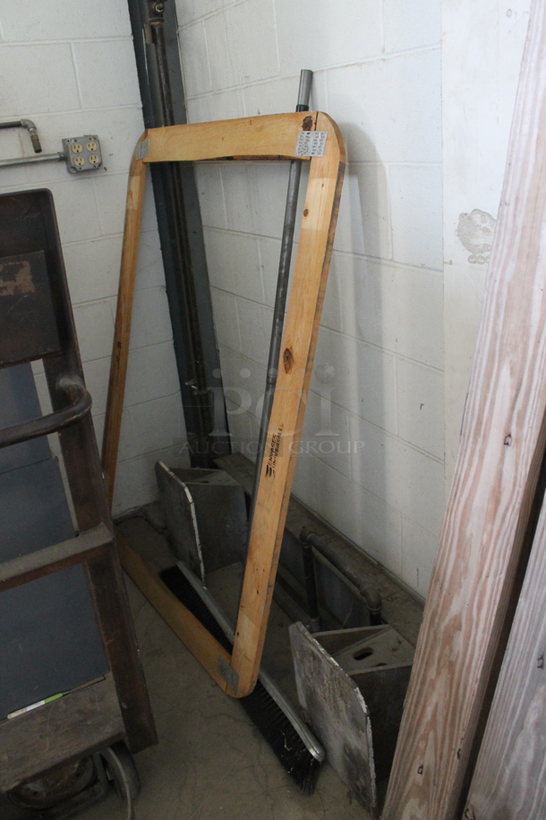 ALL ONE MONEKY! Lot of Various Items Including Metal Pieces and Wooden Frame. BUYER MUST REMOVE. - Image 3 of 5