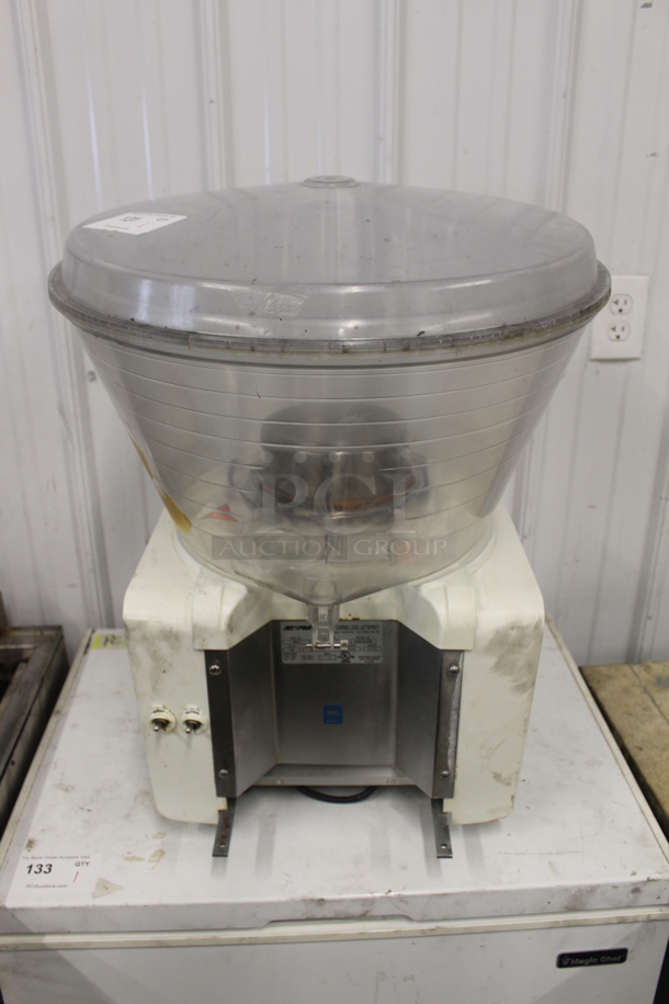 Jetspray EJ1 Stainless Steel Commercial Countertop Refrigerated Beverage Holder Dispenser. 120 Volts, 1 Phase. Tested and Working! - Image 1 of 4