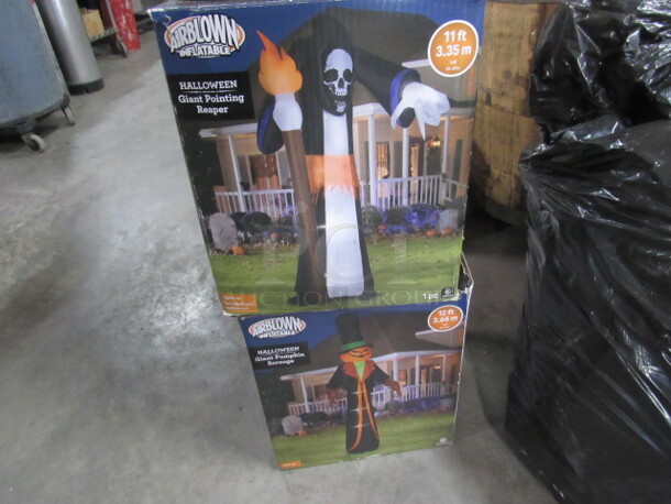 Assorted Halloween Inflatables. 3XBID - Image 2 of 3