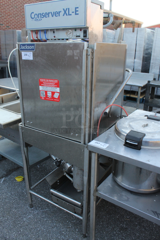 2017 Jackson CONSERVER XL-E Stainless Steel Commercial Straight Pass Through Dishwasher. 115 Volts, 1 Phase.  - Image 4 of 7