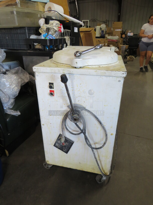 One Doyon Dough Divider. Model# D-20. 220 Volt. 3 Phase. Hardwire. $17,936.00. - Image 1 of 3