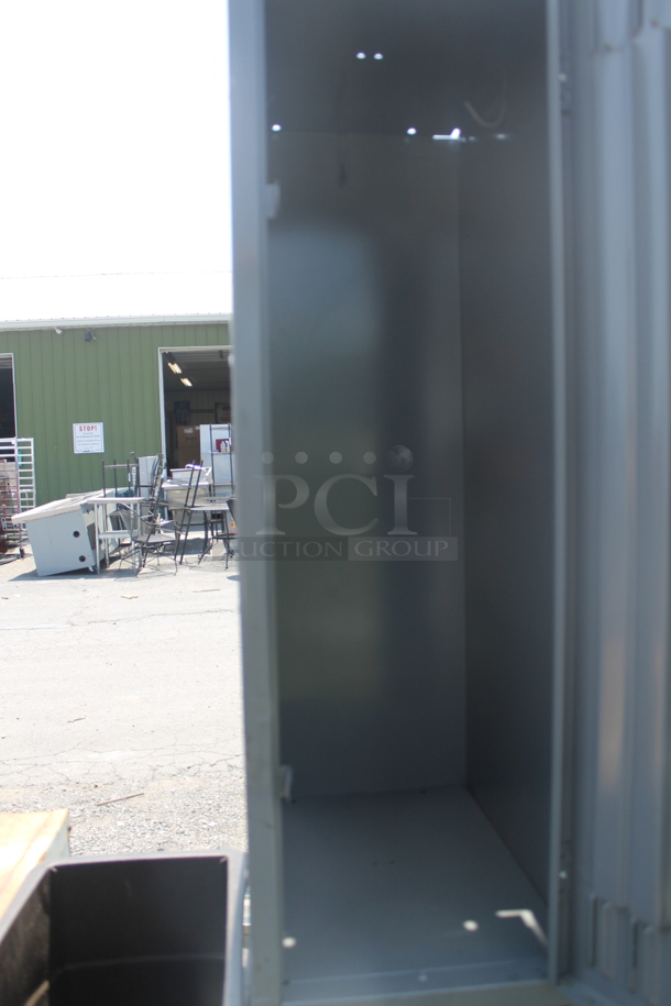 2 Tier Gray 6 Door Locker - Image 5 of 10
