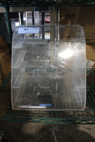 Clear Poly Countertop Cookie Dry Display Case.