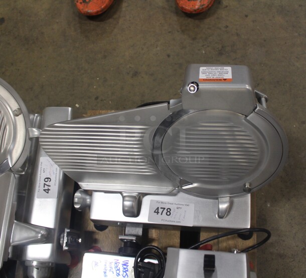 WOW! Varimixer Model VS25F/N Commercial Countertop Meat/Cheese Deli Slicer. 20x13x15. 120V/60Hz. Needs Carriage.  - Image 1 of 3