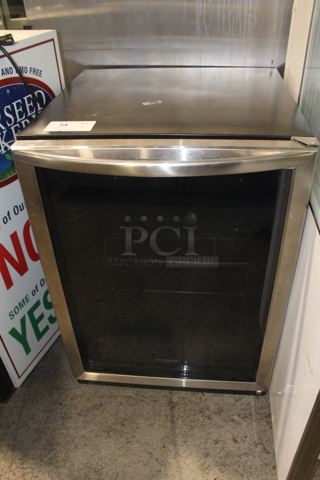 Electrolux FGWC52L3TS Metal Commercial Mini Cooler Merchandiser. 115 Volts, 1 Phase. Tested and Powers On But Does Not Get Cold