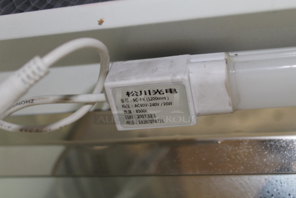 Henan Longsheng LSF-15FN Metal Commercial Floor Style Open Grab N Go Merchandiser w/ Metal Shelves on Commercial Casters. 230 Volts, 1 Phase.  - Image 9 of 9