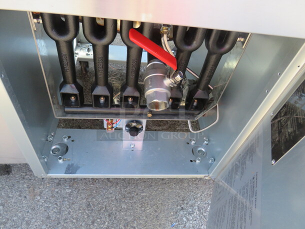 One Motak Natural Gas 70lb Deep Fryer. Model# MGF5-N-C. 21X34.5X46 - Image 2 of 2