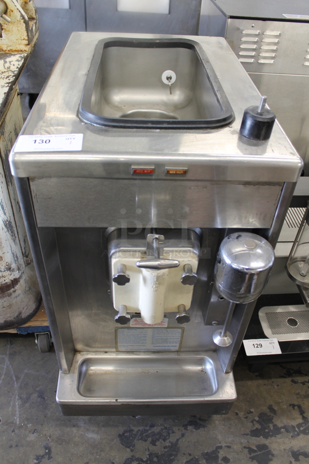 Taylor 490-33 Stainless Steel Commercial Countertop Single Flavor Frozen Beverage Machine. 208-230 Volts, 3 Phase.  - Image 1 of 5