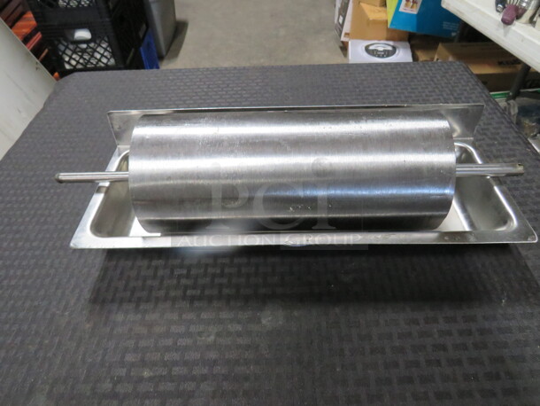 One 16 Inch Stainless Steel Butter Roller. - Image 1 of 1