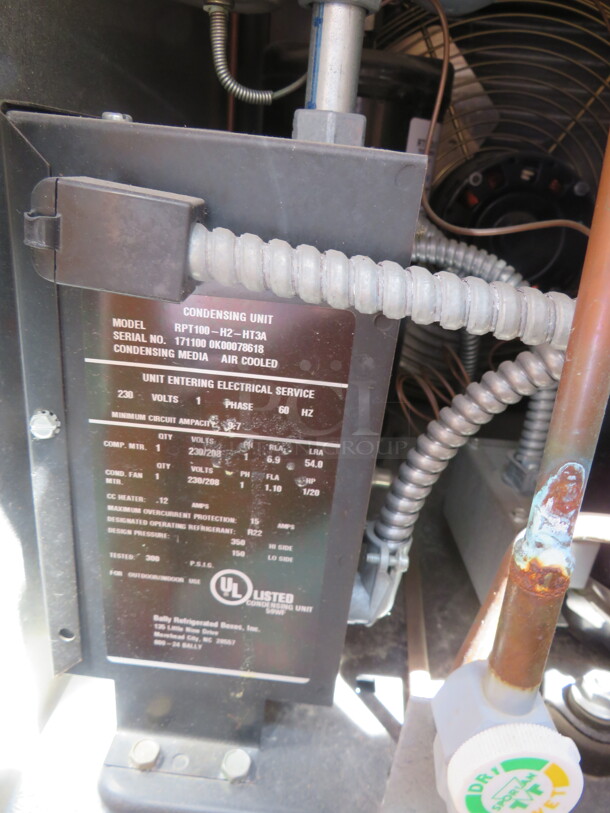One NEW Bally Air Cooled Condenser Unit. #RPT100-H2-HT3A. 230 Volt. 1 Phase.  - Image 3 of 3