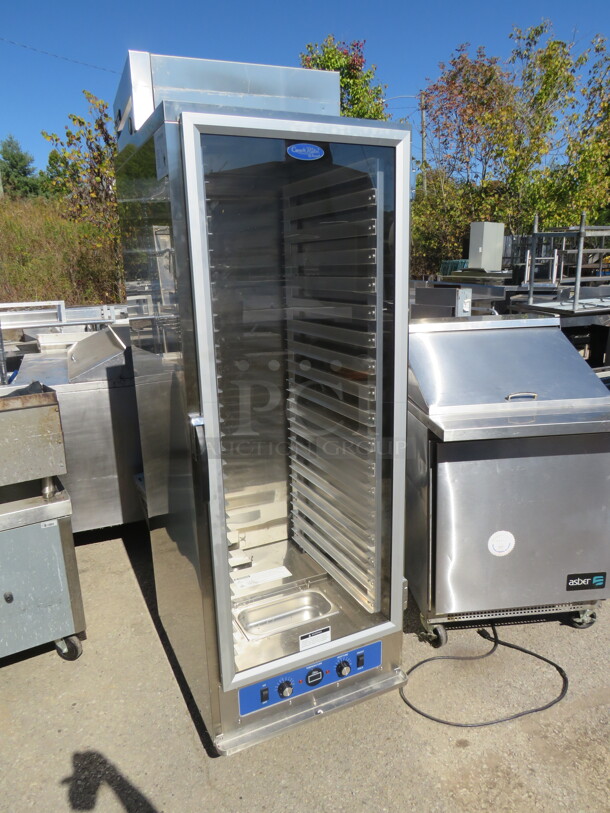One Cook Rite 1 Door Insulated Proofing Cabinet On Casters. Model# ATHC-18-P. 120 Volt. 25X31X70 - Image 1 of 3