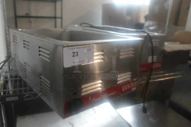 Avantco 177W50 Stainless Steel Commercial Countertop Food Warmer. 120 Volts, 1 Phase. Tested and Working! - Image 2 of 5