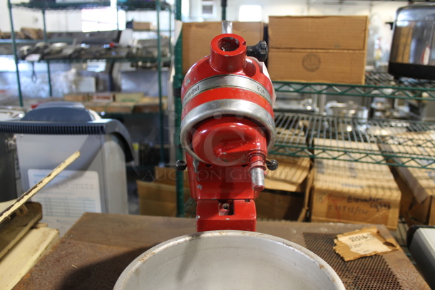 KitchenAid 4 Metal Countertop Planetary Dough Mixer w/ Metal Bowl. 115 Volts, 1 Phase. Cannot Test Due To Cut Power Cord - Image 5 of 6